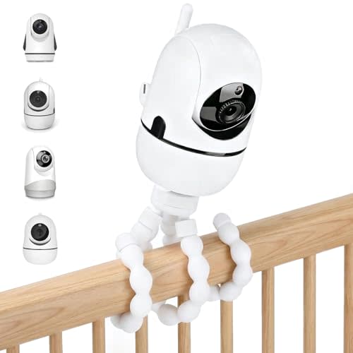 Tripod Baby Monitor Mount for HelloBaby HB65/HB40/ HB6550/HB6560/HB66/HB6339/HB6550 Pro,ANMEATE SM935E,7.87'' Flexible Hello Baby Monitor Mount,Baby Camera Mount Attach Your Camera Wherever You Want