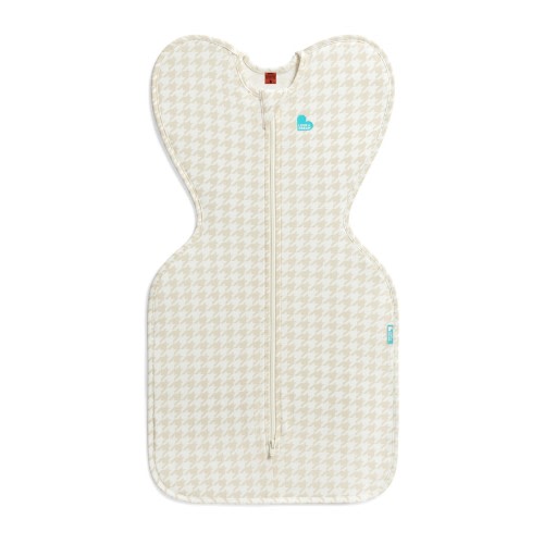 Love To Dream Swaddle Up 1.0 Tog Houndstooth Tan Size Small