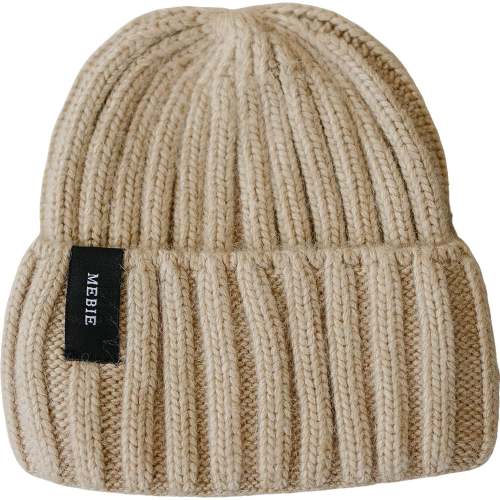 Tan Chunky Knit Beanie – Mebie Baby