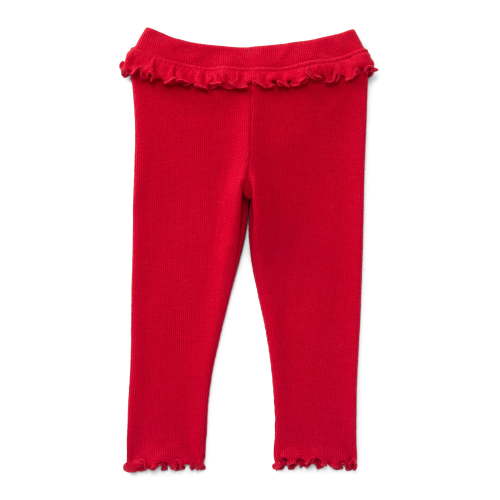 Garanimals Baby Girls Flutter Ribbed Leggings, Sizes 0M-24M