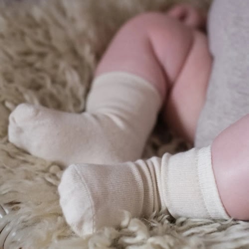 Pure (no dye) Kids Socks | 98% Organic Cotton – Q for Quinn