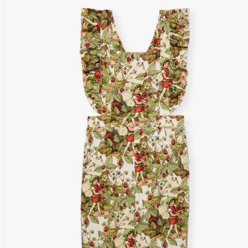 Fairy Green Toddler Ruffled Overalls | Strawberry Fairy