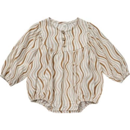 Gwen Retro Waves Long Sleeve Romper