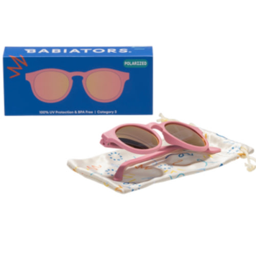 Pretty in Pink Keyhole | Pink Polarized Mirrored Lens – Babiators Sunglasses