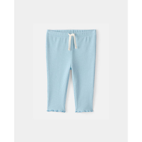Baby Girl Rib Pants - Blue - Carter's | Carter's