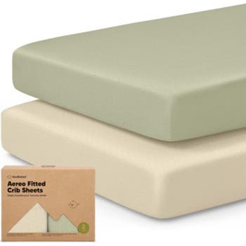 2-Pack Aereo Fitted Crib Sheets