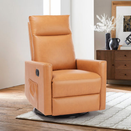 Recliner Chair, Swivel Rocking, Glider Rocker Recliner, Nursery Chair With Footrest For Living Room | Wayfair