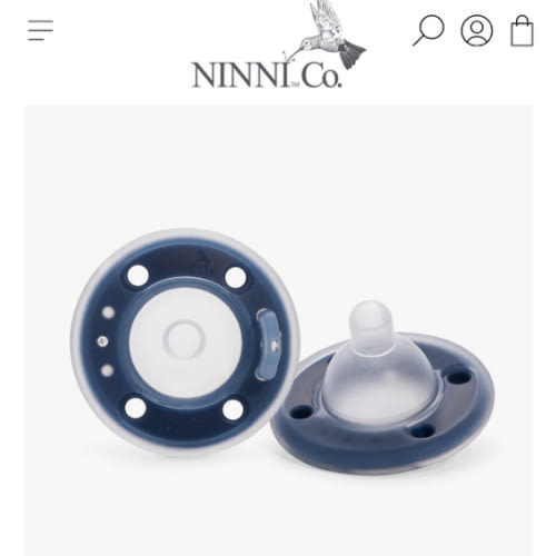 Ninni Pacifier Blueberry 2 Pack