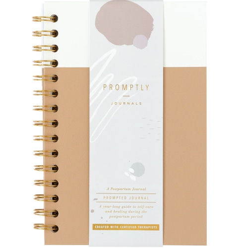 My Postpartum Journal: Cashew Leatherette