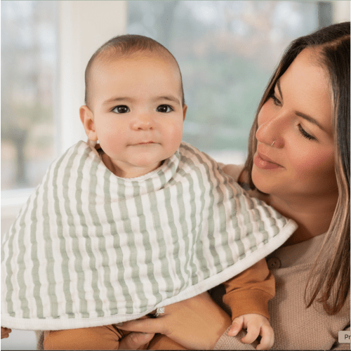 Safari Dreams Organic Cotton Muslin Burpy Bib | aden + anais