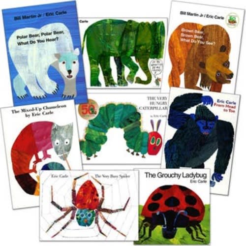 Eric Carle Board Book Collection - Set of 8