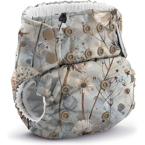 Kanga Care Rumparooz G3 AWJ Cloth Diaper Reusable One Size Pocket Diaper Patented Inner Double Gusset 2 pcs Microfiber Insert Soaker (6-55+ lbs) - Wishwood