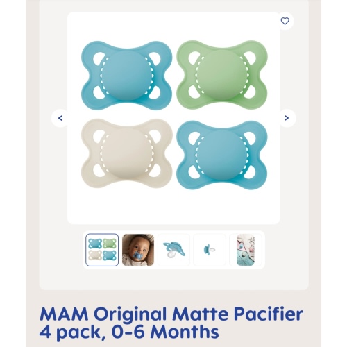 MAM Original Pacifier 0-6 months