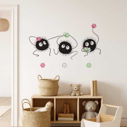 Magical Sprite Wall Decal – Fairy Garden Vinyl Sticker for Kids Room | Nursery | or Playroom | Whimsical Fantasy Wall Art