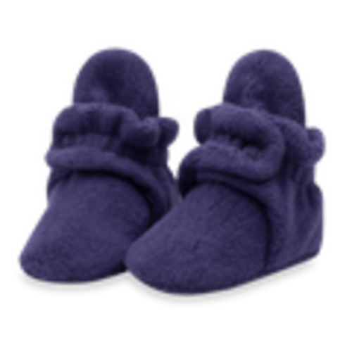 Zutano Cozie Fleece Stay-On Baby Bootie Slipper - Olive