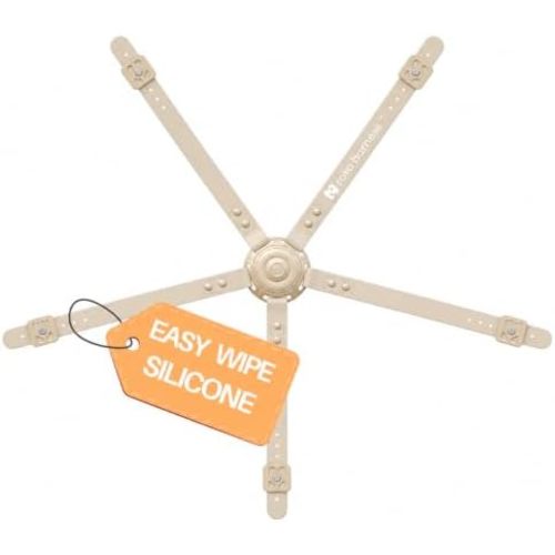 5 Point Silicone High Chair Harness - Wipe Clean - Beige