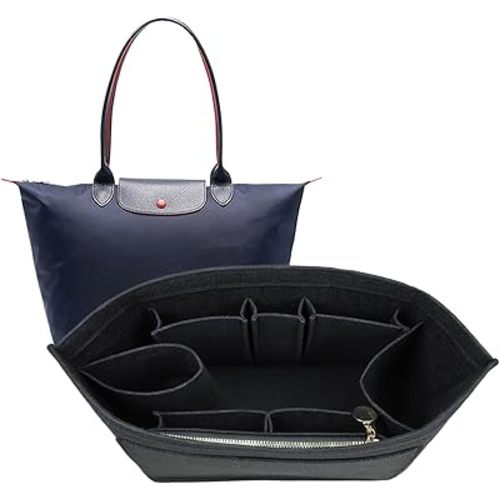 Purse Organizer For Longchamp Purse For Long Champ Le Pliage Insert organizer1012-25black-L