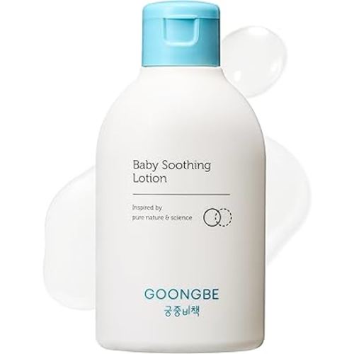 GOONGBE Baby Soothing Powder Lotion - Korean Baby Quick Buttocks Soothing Diaper Irritation Relief for Baby's Sensitive Skin - Dermatologically Tested - Non Flaky Powdery Lotion, 5.07 fl.oz.