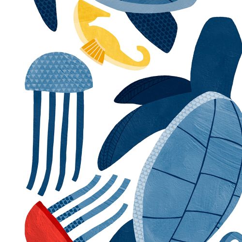 Mej Mej Sea Turtle Peel & Stick Wall Decals