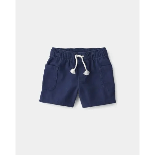 Baby Boy Twill Drawstring Shorts - Navy - OshKosh B'gosh | Carter's