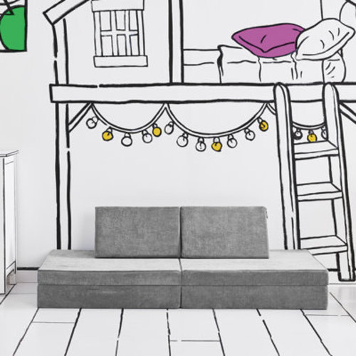 Yourigami Kids and Toddler Play Couch, Convertible Folding Sofa, Durable Foam Modular Design & Reviews | Wayfair