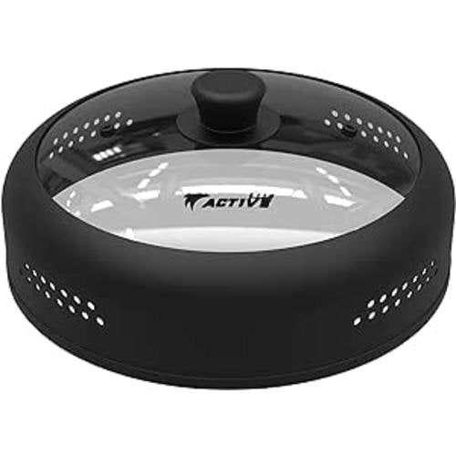 Amazon.com: Microwave Cover for Food, Silicone and Glass Splatter Guard Lid for 6–7–8–9-10-11-12 inch Plates & Bowls. by. EZY ACTIVE.: Home & Kitchen