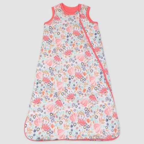 Honest Baby Organic Cotton Jersey Fill Wearable Blanket - All Seasons - Flower Power M