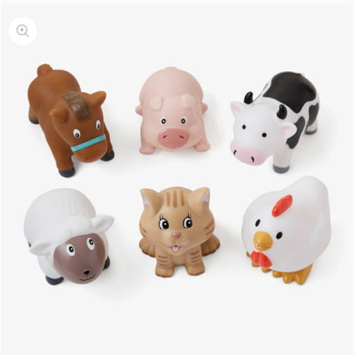 Barnyard Party Squirtie Baby Bath Toys – Elegant Baby