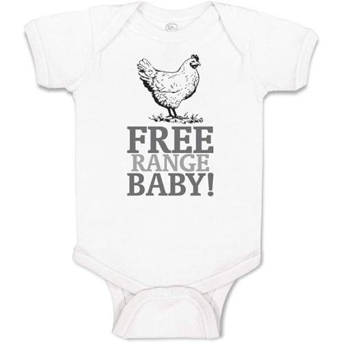 Cute Rascals Baby Bodysuit Free Range Baby! Chicken Farm Funny Cotton Unisex 6 Months