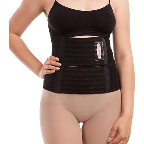 9'' Abdominal Binder for Women: Ideal Postpartum Belly Band and C Section Recovery Must Haves, Suitable for Post-Surgery Patients, Postpartum, and C Section Belly Band, Made in USA (Medium)