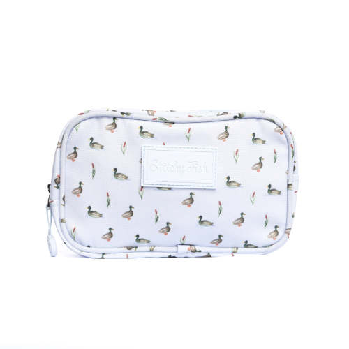 Migrating Mallard Oxford Pouch, Blue – Stitchy Fish