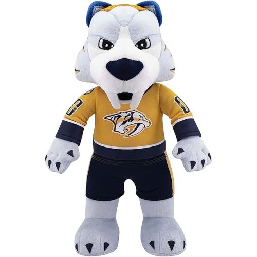 Bleacher Creatures Nashville Predators Gnash 10" Plush Figure- A Mascot for Play or Display