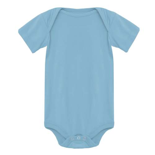 Short Sleeve One Piece in Seaside Blue