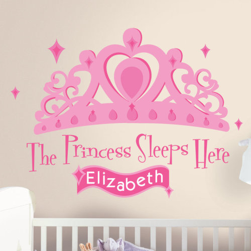 Zoomie Kids 131 Piece Princess Sleeps Here Giant Wall Decal & Reviews | Wayfair