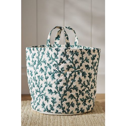 Quilted Block Print Basket