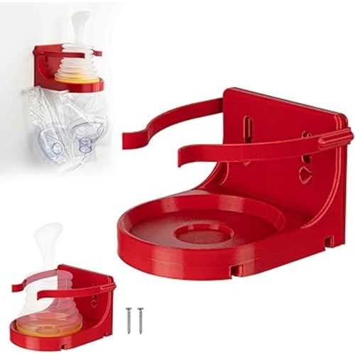 First Aid Equipment Wall Mount for LifeVac - with Mask Storage Slot, Easy to Install, Convenient to Access, and Space-Saving - No equipment included