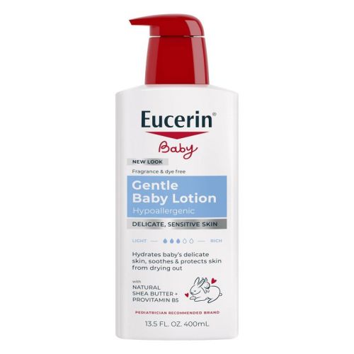 Eucerin Baby Soothing Body Lotion, Fragrance Free, 13.5 Oz