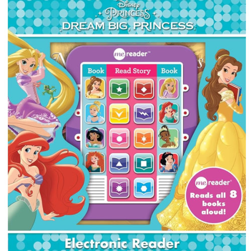 Disney Princess Ariel, Rapunzel, Belle, and More!- Dream Big Princess Me Reader and 8-Book Library - PI Kids