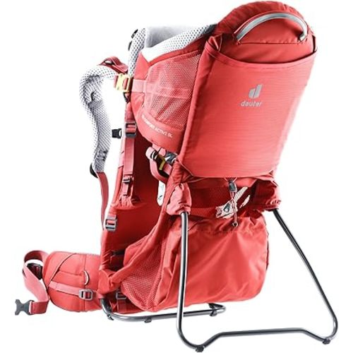 Deuter Kid Comfort Child Carrier Hiking Backpack I Active Standard Fit & Active SL Women's Fit - Currant