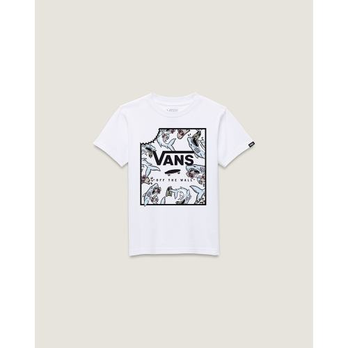 Little Kids Shark Bite T-Shirt in White | Vans