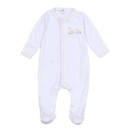 Vintage Duckie Pulltoy Footie - Yellow