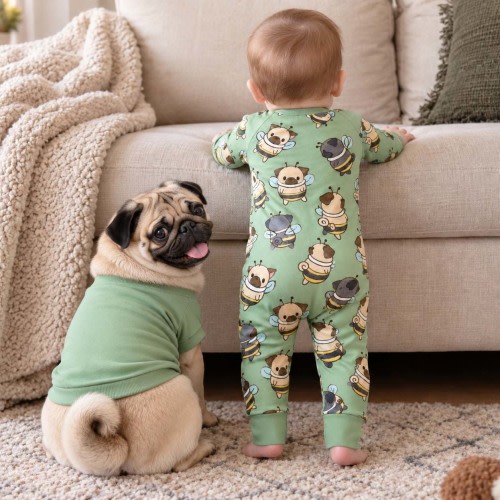 Pug Bumblebee Bamboo Convertible Zippy – Zumbamboo