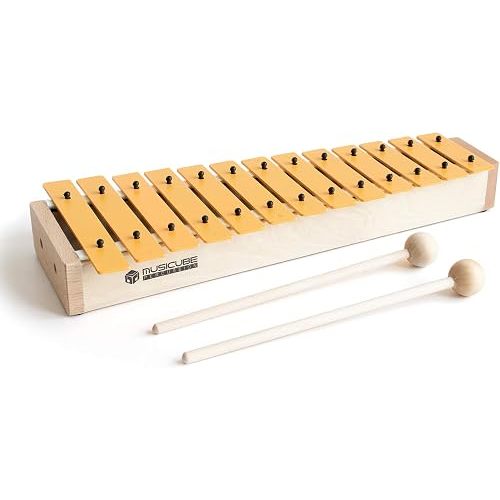 13 Keys Xylophone for Kids Wooden Xylophone Musical Instrument with Mallets Glockenspiel Instrument Educational Sensory Musical Toys Christmas Gift Choice for Boys Girls Aged 3+