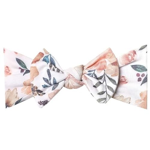 Copper Pearl Baby Bows: Stylish Headbands for Baby Girls, Premium Soft and Stretchy Baby Headbands, Perfect for Newborns, Trendy Designs - Autumn