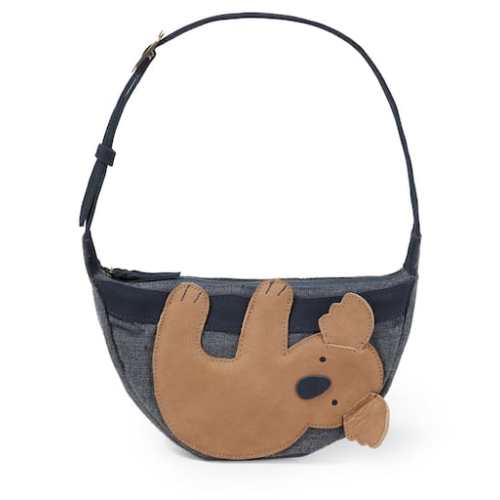 Talei leather and cotton-blend belt bag