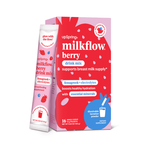Milkflow® + Electrolytes Drink Mix, Berry, 16 ct