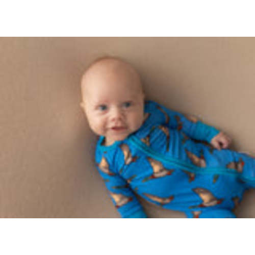 Blue Feathered Sleeper - DLM Leather