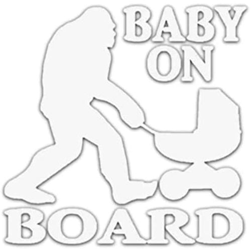 Bigfoot Decal Baby on Board tp 1260 6 inch sticker squatch sasquatch