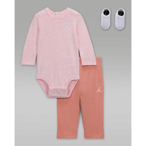 Jordan Baby Essentials Long Sleeve Bodysuit Boxed Set. Nike.com