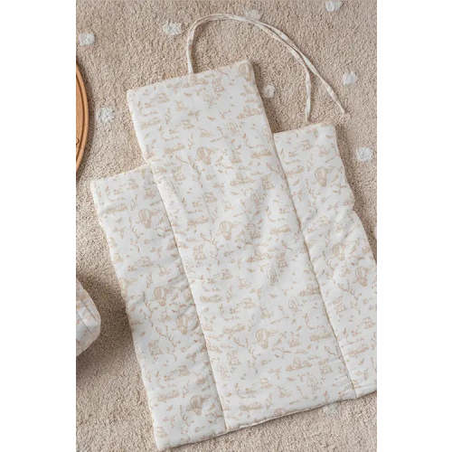 Changing Mat - Toile De Jouy / Beige